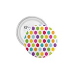 Polka Dot Yellow Green Blue Pink Purple Red Rainbow Color 1.75  Buttons