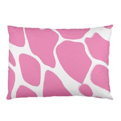 Baby Pink Girl Pattern Colorful Background Pillow Case by Simbadda