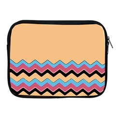 Chevrons Patterns Colorful Stripes Background Art Digital Apple Ipad 2/3/4 Zipper Cases by Simbadda