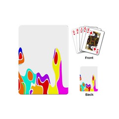 Simple Abstract With Copyspace Playing Cards (mini)  by Simbadda
