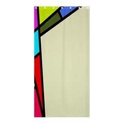 Digitally Created Abstract Page Border With Copyspace Shower Curtain 36  X 72  (stall)  by Simbadda