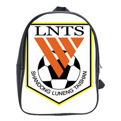 Shandong Luneng Taishan F C  School Bags(large)  by Valentinaart