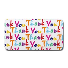 Wallpaper With The Words Thank You In Colorful Letters Medium Bar Mats by Simbadda