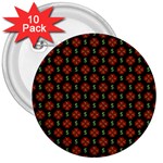 Dollar Sign Graphic Pattern 3  Buttons (10 pack) 