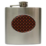 Dollar Sign Graphic Pattern Hip Flask (6 oz)