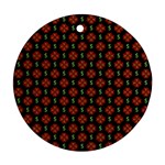 Dollar Sign Graphic Pattern Round Ornament (Two Sides)