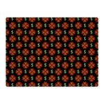 Dollar Sign Graphic Pattern Double Sided Flano Blanket (Mini) 