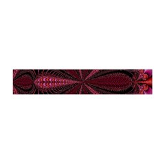 Red Ribbon Effect Newtonian Fractal Flano Scarf (mini) by Simbadda