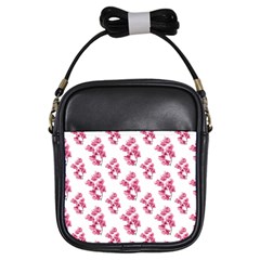 Santa Rita Flowers Pattern Girls Sling Bags