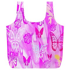 Butterfly Cut Out Pattern Colorful Colors Full Print Recycle Bags (l)  by Simbadda