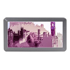 Abstract Painting Edinburgh Capital Of Scotland Memory Card Reader (mini) by Simbadda