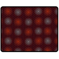 Abstract Dotted Pattern Elegant Background Fleece Blanket (medium)  by Simbadda