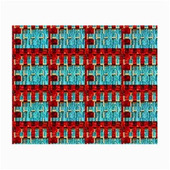 Architectural Abstract Pattern Small Glasses Cloth