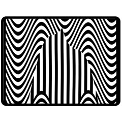 Stripe Abstract Stripped Geometric Background Double Sided Fleece Blanket (large)  by Simbadda
