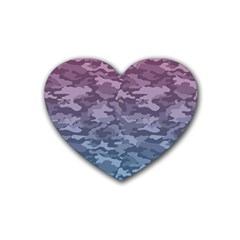 Celebration Purple Pink Grey Heart Coaster (4 Pack)  by Mariart