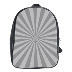 Grey Starburst Line Light School Bags(large)  by Mariart