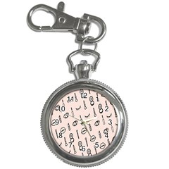 Makeup Tools Eye Mirror Pink Lip Key Chain Watches by Mariart