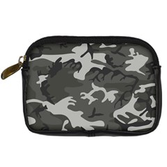 Initial Camouflage Grey Digital Camera Cases by Mariart