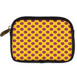 Polka Dot Purple Yellow Digital Camera Cases