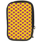 Polka Dot Purple Yellow Compact Camera Cases