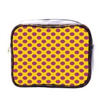 Polka Dot Purple Yellow Mini Toiletries Bags