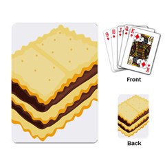 Sandwich Biscuit Chocolate Bread Playing Card