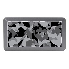 Urban Initial Camouflage Grey Black Memory Card Reader (mini) by Mariart