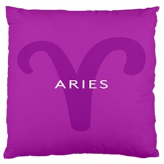 Zodiac Aries Standard Flano Cushion Case (one Side) by Mariart