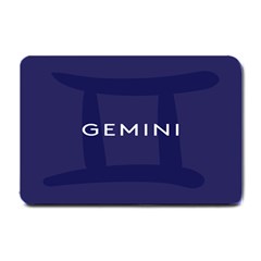 Zodiac Gemini Small Doormat  by Mariart