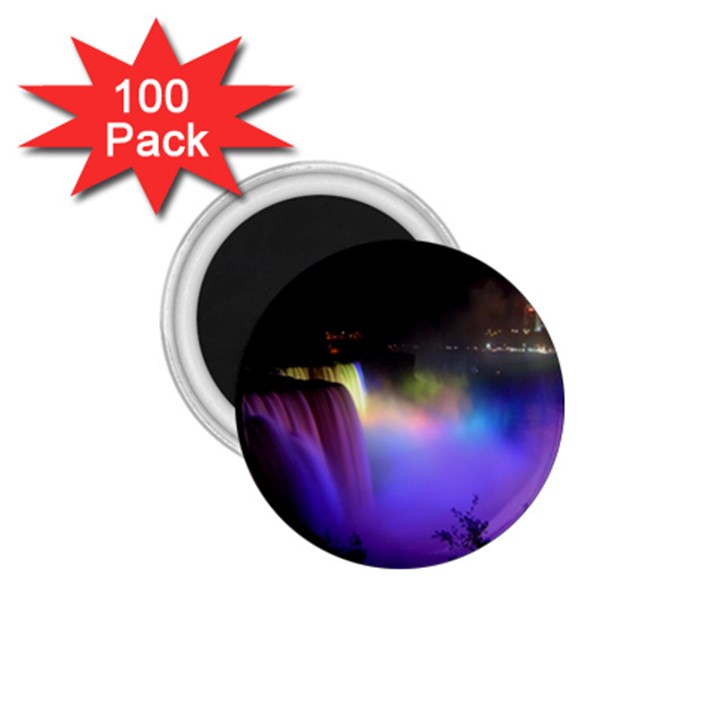 Niagara Falls Dancing Lights Colorful Lights Brighten Up The Night At Niagara Falls 1.75  Magnets (100 pack) 