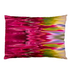 Abstract Pink Colorful Water Background Pillow Case by Simbadda