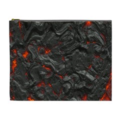 Volcanic Lava Background Effect Cosmetic Bag (xl) by Simbadda