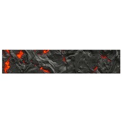 Volcanic Lava Background Effect Flano Scarf (small) by Simbadda