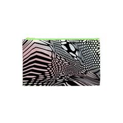 Abstract Fauna Pattern When Zebra And Giraffe Melt Together Cosmetic Bag (xs) by Simbadda