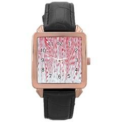 Abstract Swirling Pattern Background Wallpaper Pattern Rose Gold Leather Watch  by Simbadda