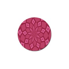 Fusia Abstract Background Element Diamonds Golf Ball Marker