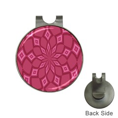 Fusia Abstract Background Element Diamonds Hat Clips With Golf Markers