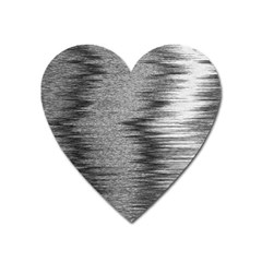 Rectangle Abstract Background Black And White In Rectangle Shape Heart Magnet