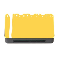 Beer Foam Yellow White Memory Card Reader With Cf