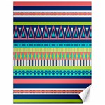 Aztec Triangle Chevron Wave Plaid Circle Color Rainbow Canvas 18  x 24  