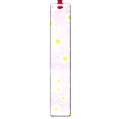 Flower Floral Sunflower Pink Yellow Large Book Marks by Mariart