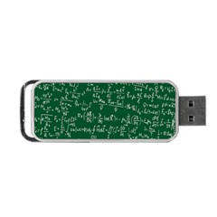 Formula Number Green Board Portable Usb Flash (one Side) by Mariart