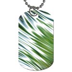 Fluorescent Flames Background Light Effect Abstract Dog Tag (One Side)