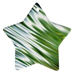 Fluorescent Flames Background Light Effect Abstract Star Ornament (Two Sides)