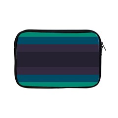 Neon Stripes Line Horizon Color Rainbow Yellow Blue Purple Black Apple Ipad Mini Zipper Cases by Mariart