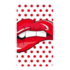 Sexy Lips Red Polka Dot Memory Card Reader by Mariart