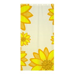 Sunflowers Flower Floral Yellow Shower Curtain 36  X 72  (stall)  by Mariart