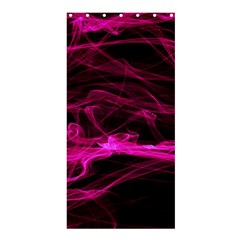 Abstract Pink Smoke On A Black Background Shower Curtain 36  X 72  (stall) 