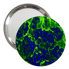 Abstract Green And Blue Background 3  Handbag Mirrors