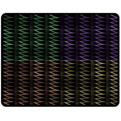 Multicolor Pattern Digital Computer Graphic Fleece Blanket (medium) 